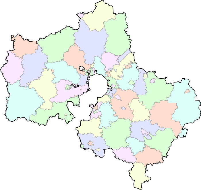 Административно-территориальное деление Московской области